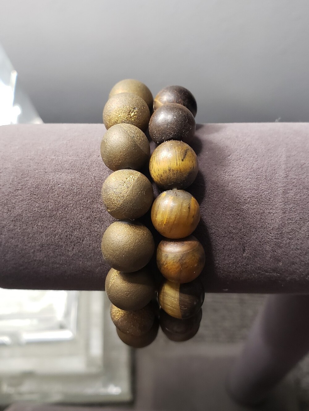 Natural Stone Beaded Stretchy Bracelet Set